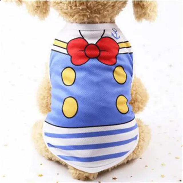 Cartoon Print Cotton Puppy T Shirt Donald Duck - Shop at LoveMi