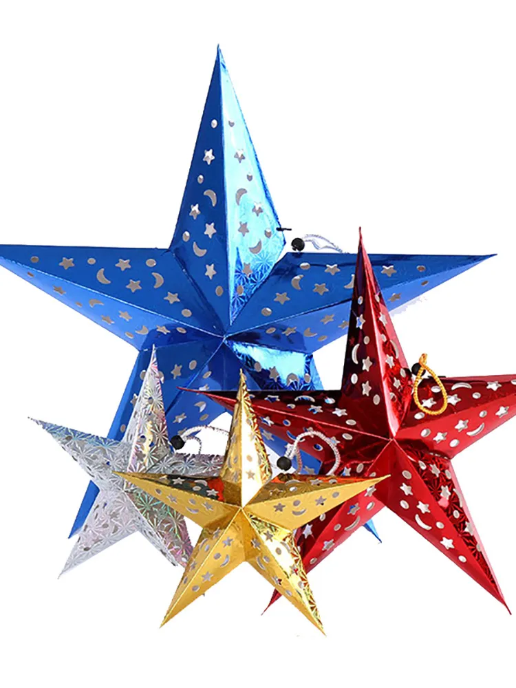 Christmas star ornaments – image 3