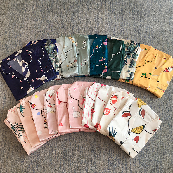 Women's ice silk summer home service suit