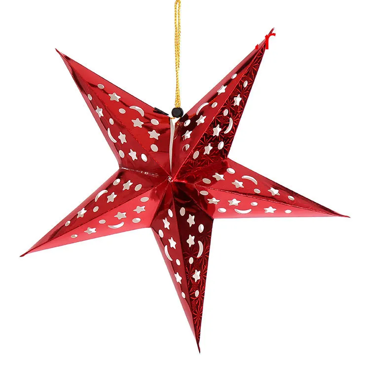 Christmas star ornaments – image 9