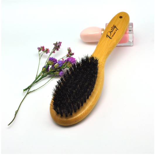 Mane brush with bamboo handle Black - Shop at LoveMi