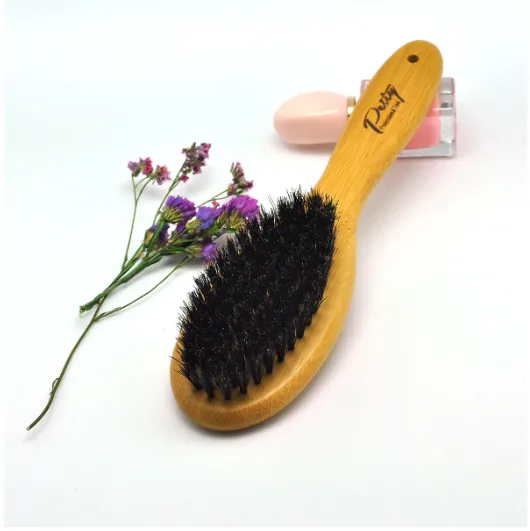 Mane brush with bamboo handle Black - Shop at LoveMi