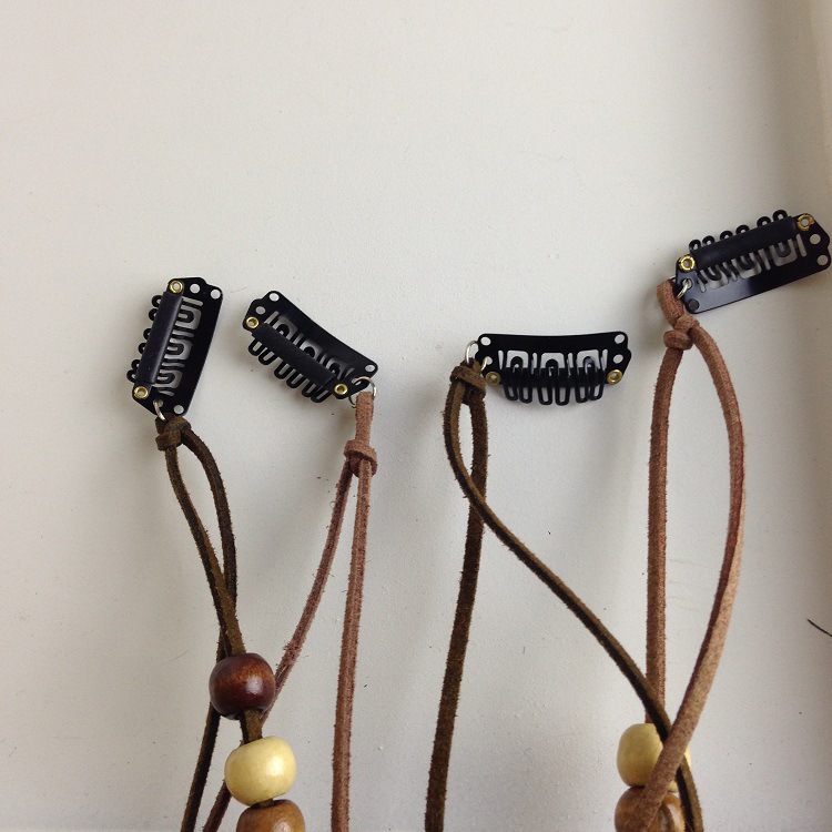 Feather hair accessory feather tassel hair clip