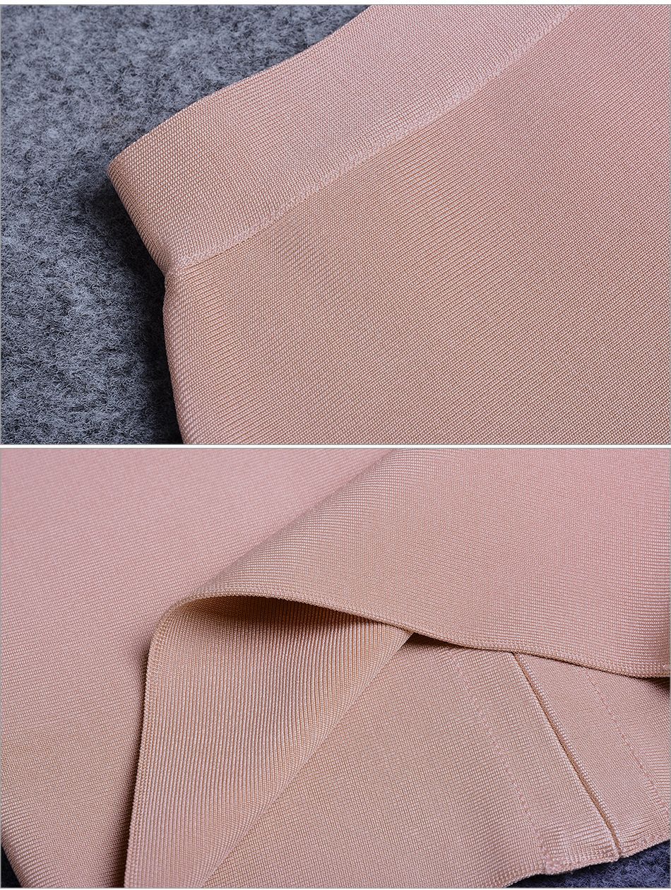 One-shoulder strapless short waistband bandage small vest wild top split skirt