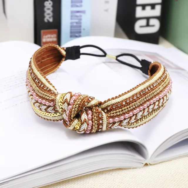 Bohemian braided headband Yellow - Shop at LoveMi
