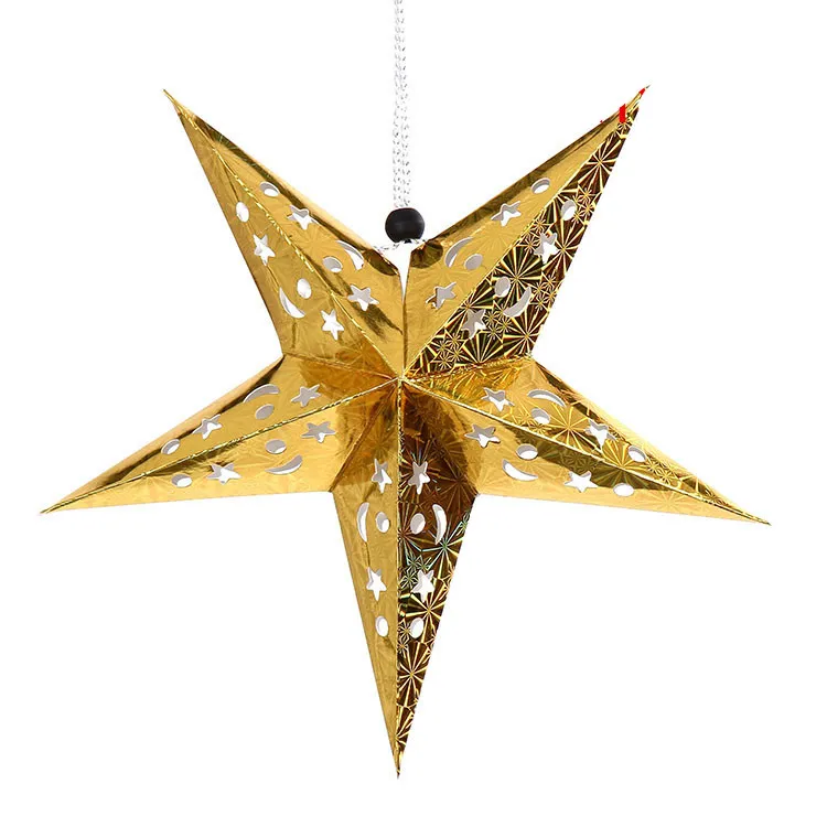 Christmas star ornaments – image 7