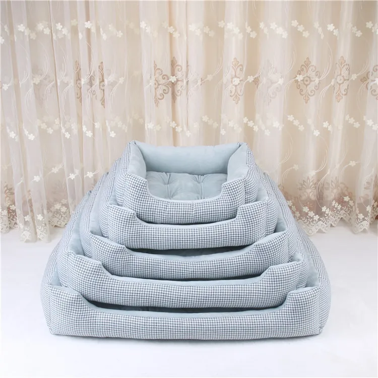 Cotton and hemp Dog Kennel - Blue