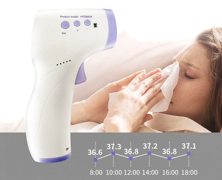 Non-Contact High-Precision Temperature Measuring Gun 5