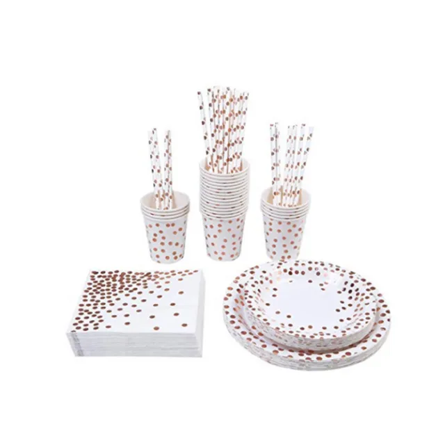 Disposable tableware White - Shop at LoveMi