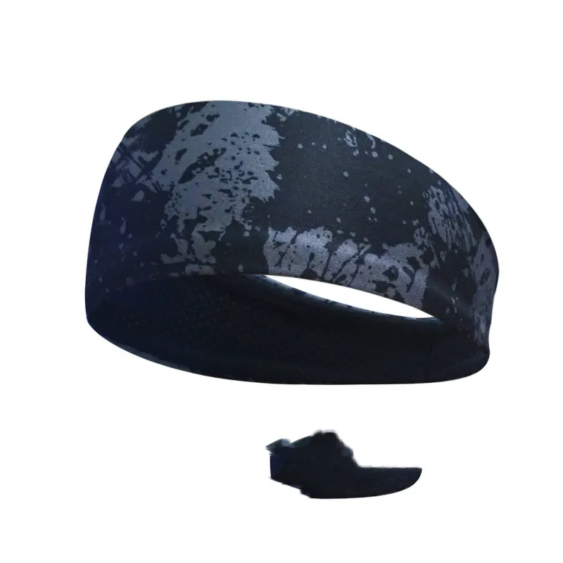 New sweat guide sports headband - Graffiti Grey