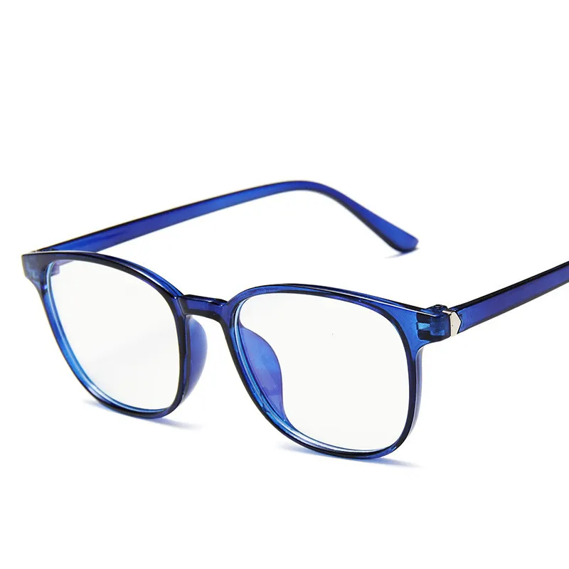 Anti-blue light flat glasses - Blue