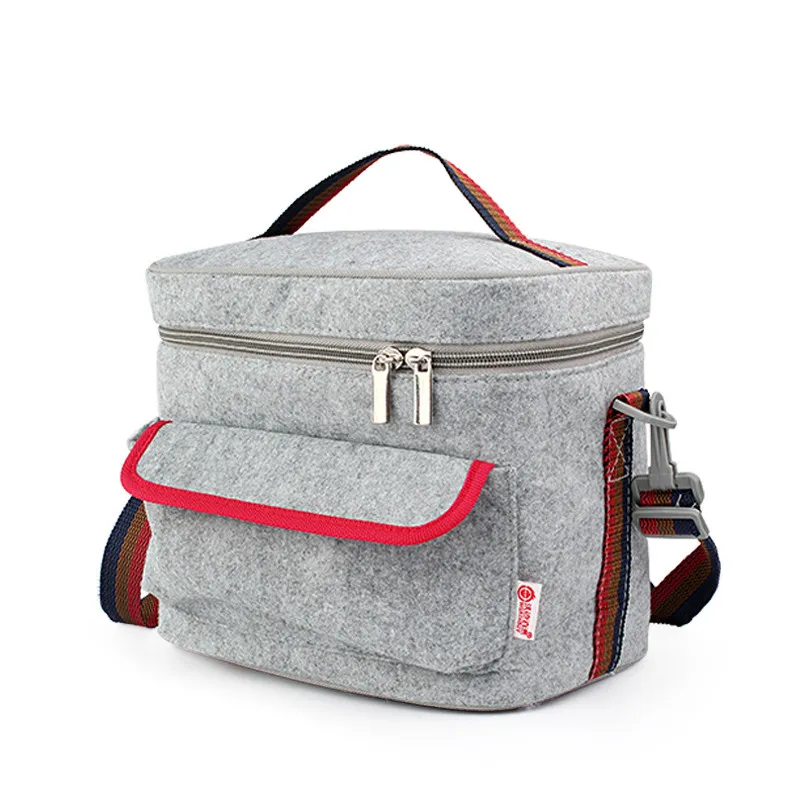 Insulation thickening tote bag - Grey