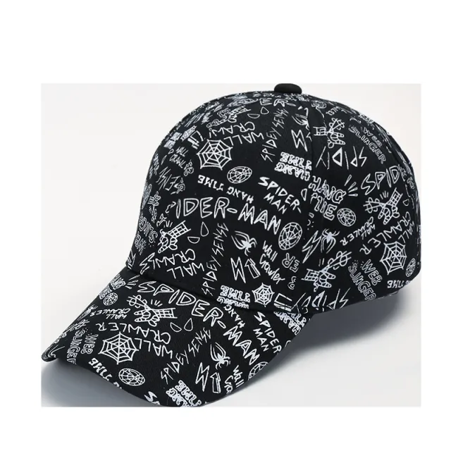 Personality doodle baseball cap Black - Shop at LoveMi