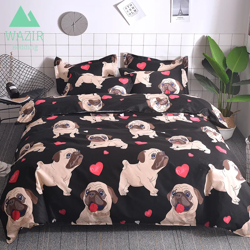 Cartoon pug bedding set - Us Full