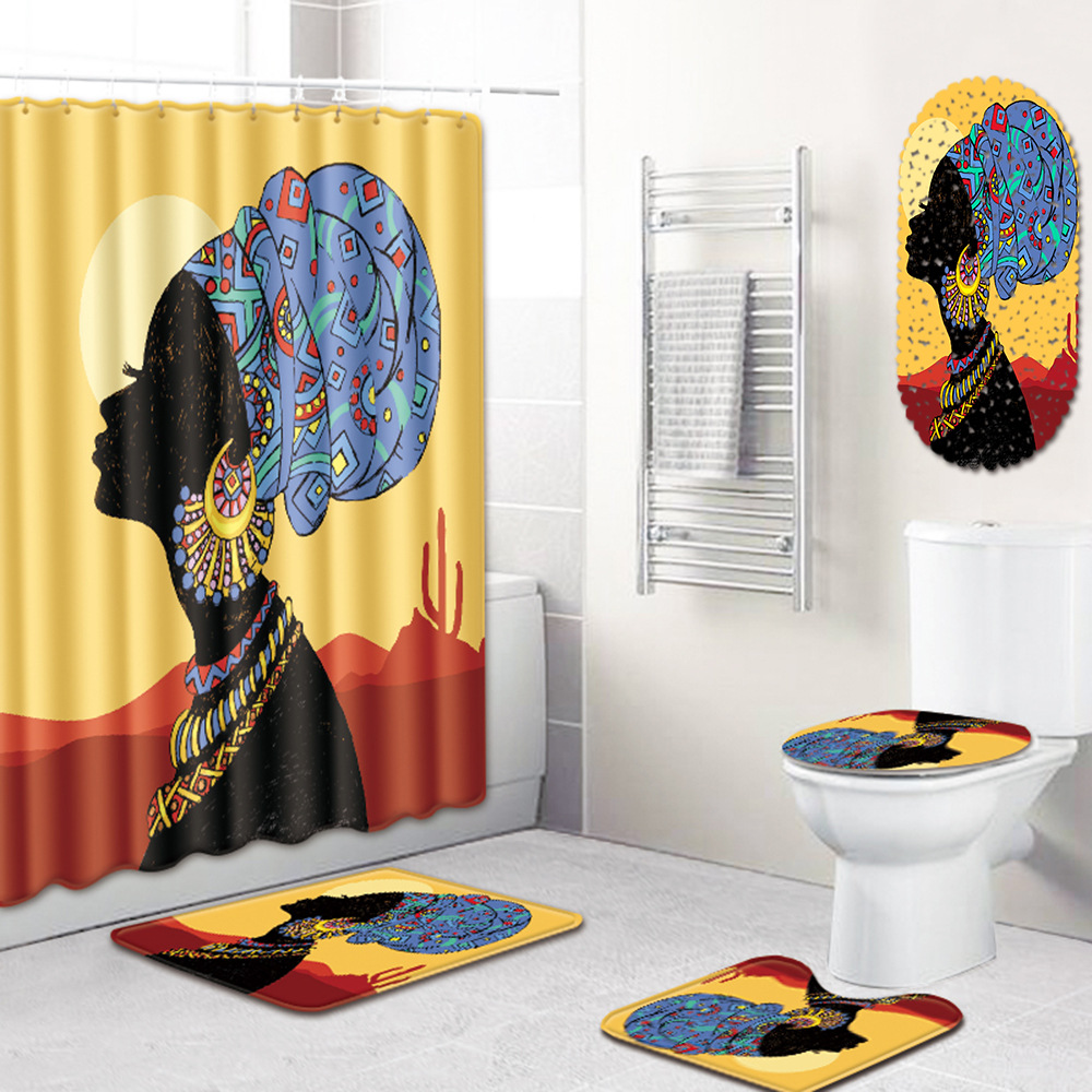 Title 6, Five-piece bathroom mat set