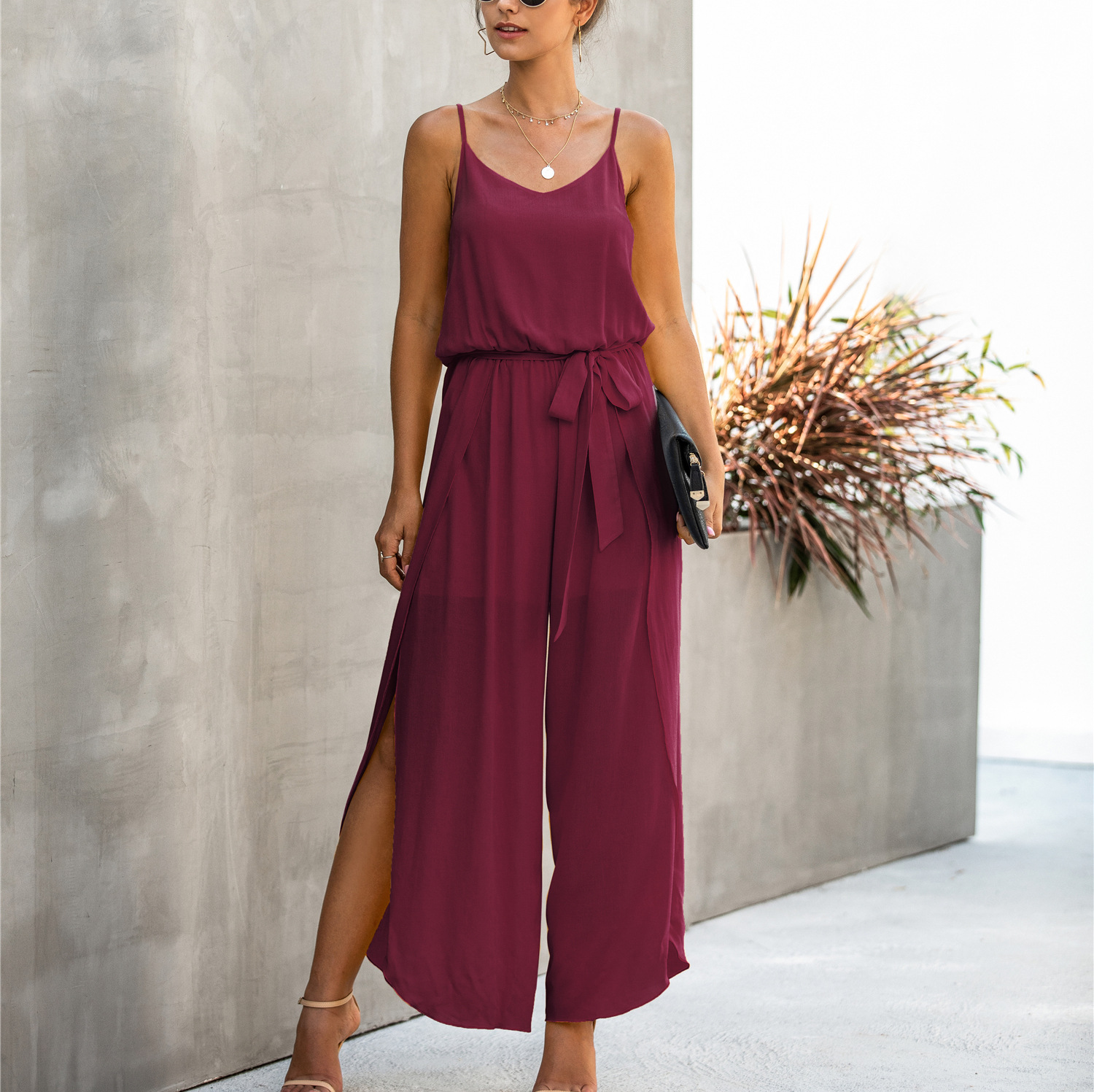 Title 5, Side split female jumpsuit