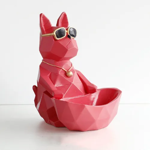 Creative living room remote control candy storage box Red - Shop at LoveMi