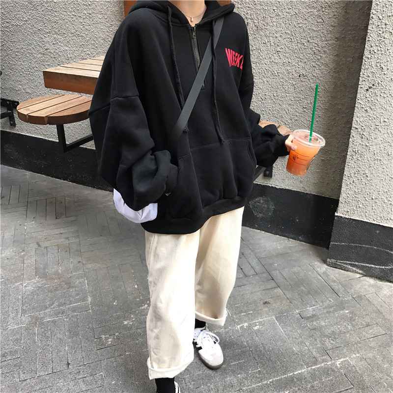 Plus velvet thick ins Hong Kong style jacket