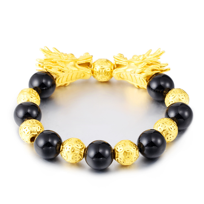 Domineering double faucet bracelet High-end agate bracelet