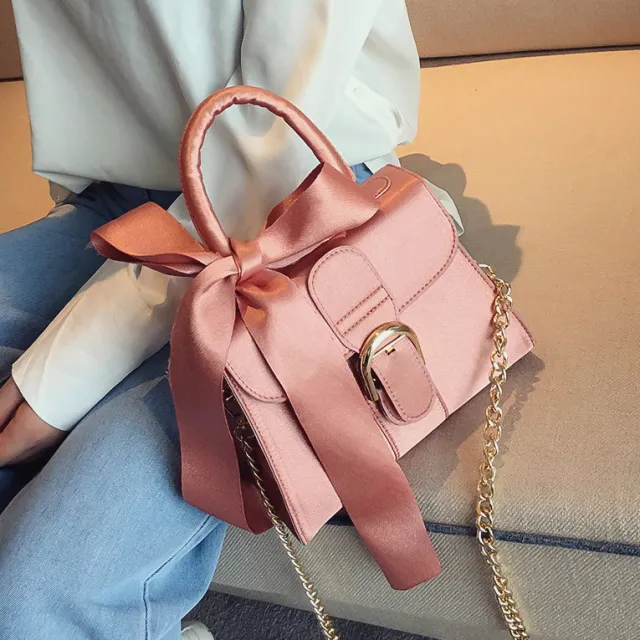 Bow crossbody bag Pink - Shop at LoveMi