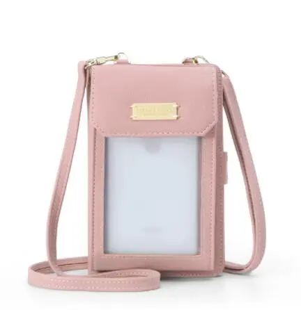 Mobile phone bag female messenger Pink - Shop at LoveMi