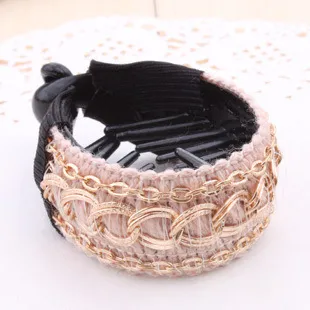 Korean ponytail hair clip Pink - Shop at LoveMi