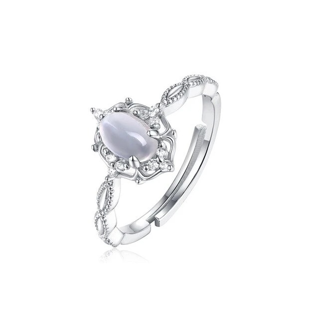 Vintage live mouth gold-plated ring