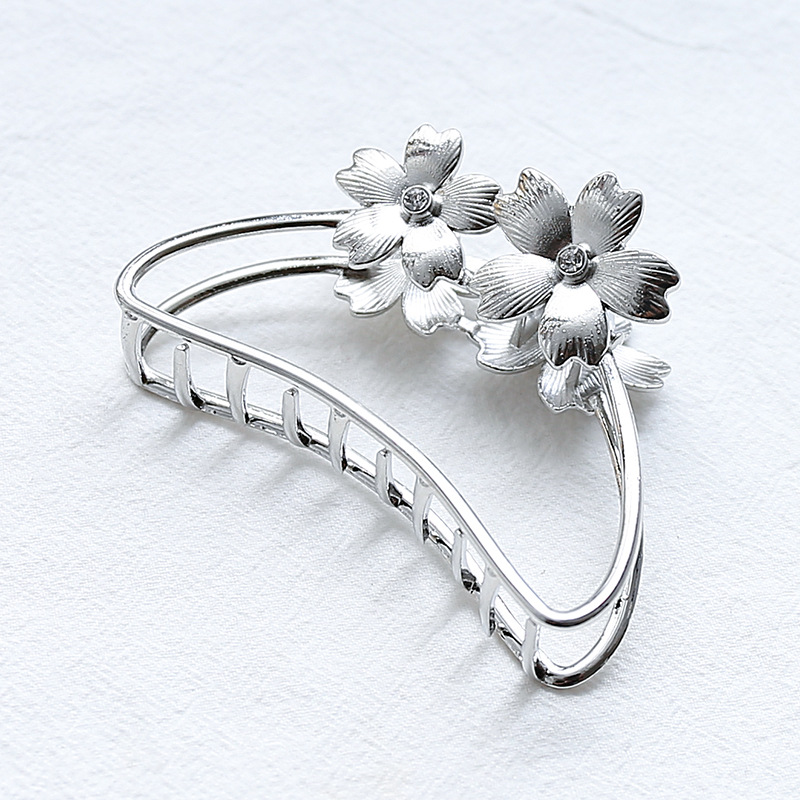 Retro extremely simple metal grip White K - Shop at LoveMi