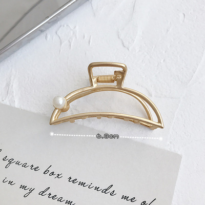 Matte metal horsetail clip H - Shop at LoveMi