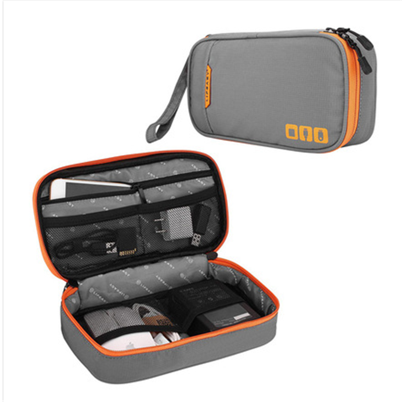 Multifunctional mobile power data cable storage bag
