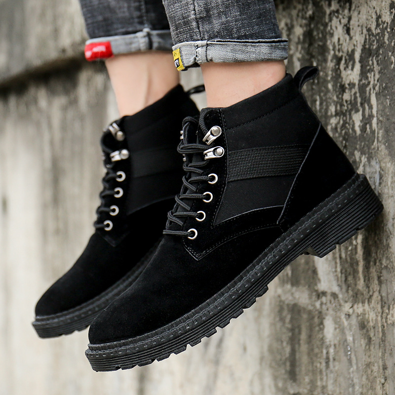 High-top Martin boots