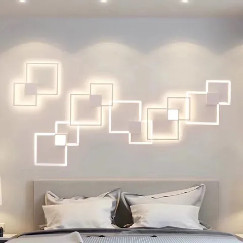 Simple Geometric Line LED Shape Wall Light