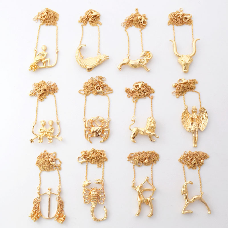 Twelve Constellation Series Necklace