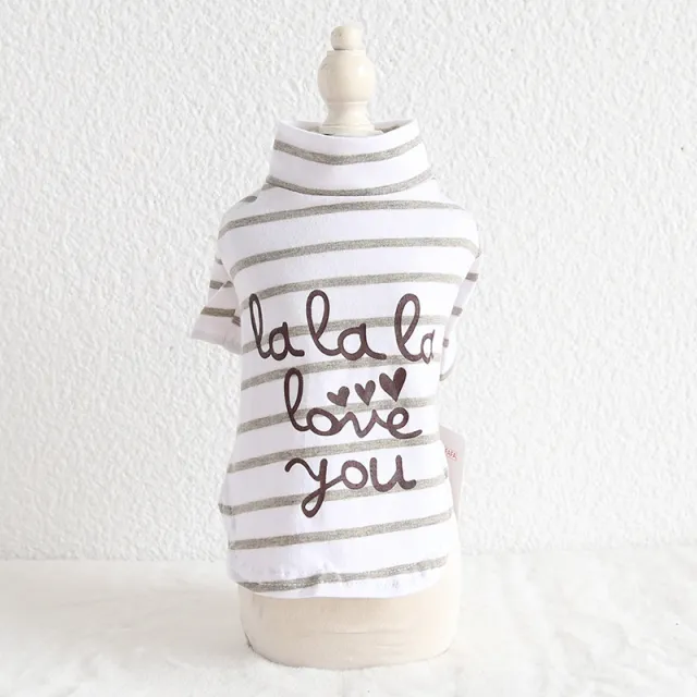 Pet four colour striped bottom coat Gray - Shop at LoveMi