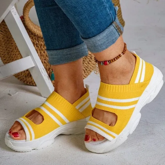 Fashion platform sandals Yellow - Shop at LoveMi