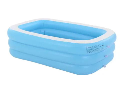 blow up pool, outdoor pool, plastic kiddie pool, plastic pool, pool, pool toys, stock clearance - Blue