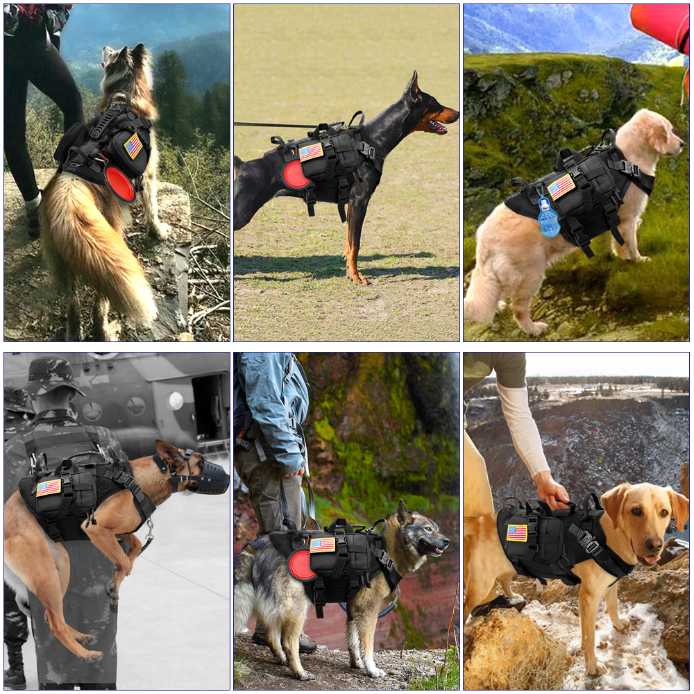 Dog outdoor vest tactical suit — view 5