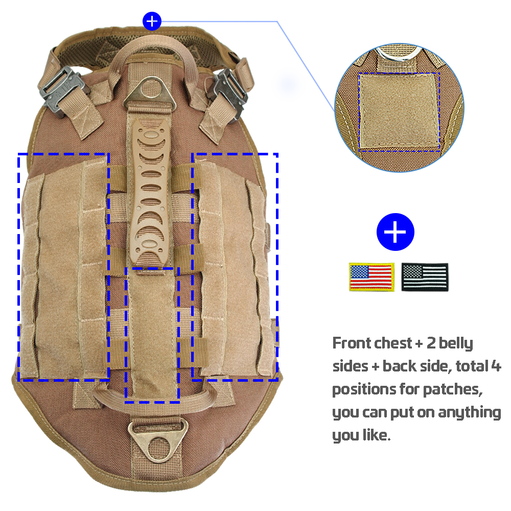 Dog outdoor vest tactical suit — view 6