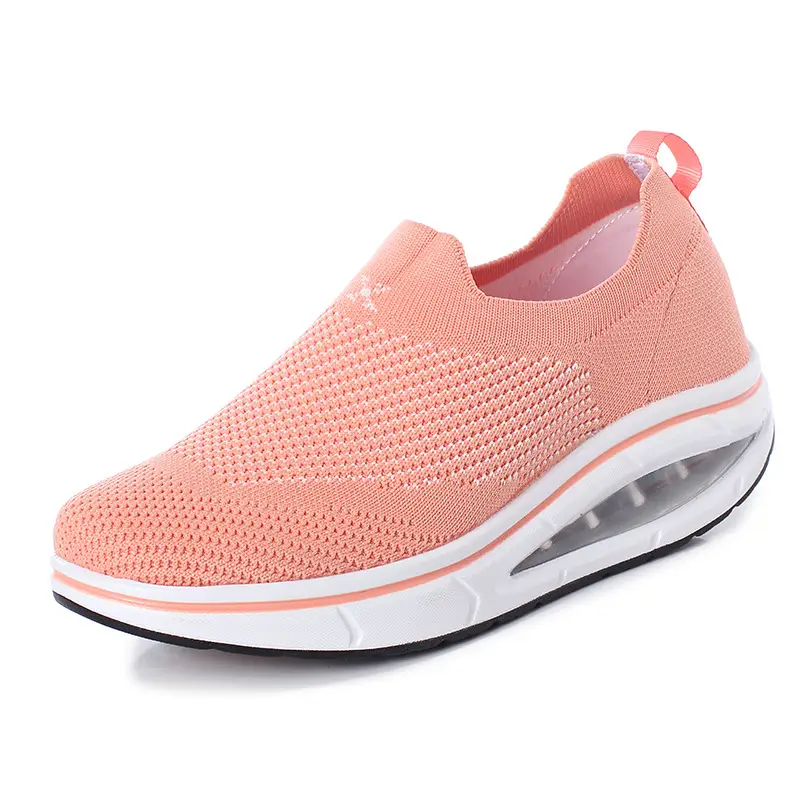 Air cushion thick bottom running shoes
