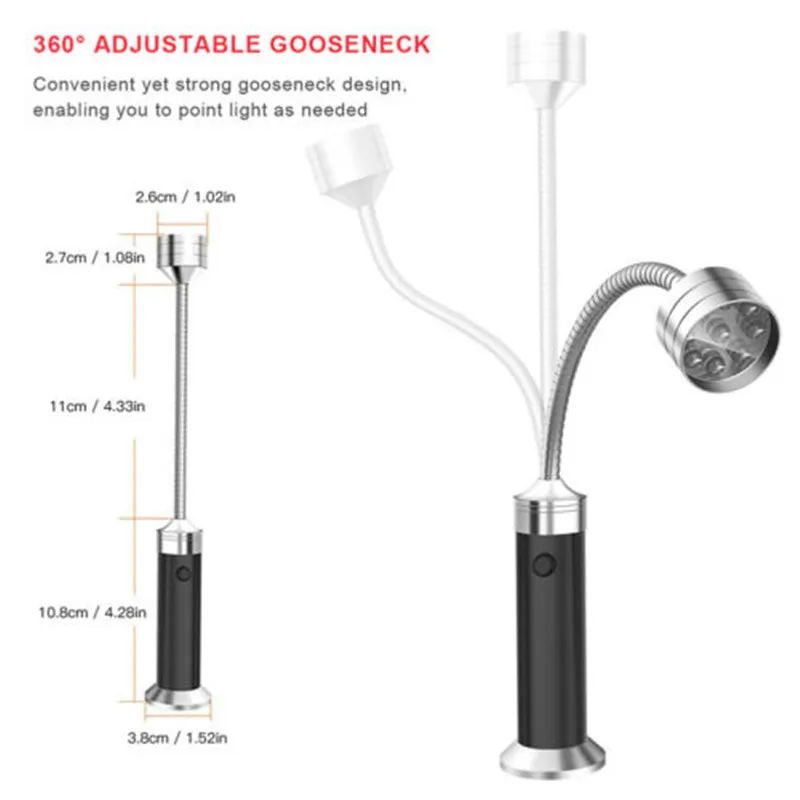 Barbecue Grill Light Magnetic 360 Degree Adjustable BBQ Super-Bright Light – image 4