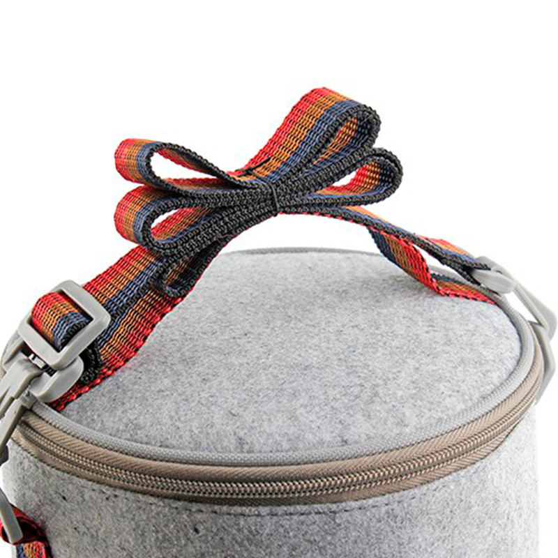 Felt cloth insulated lunch box