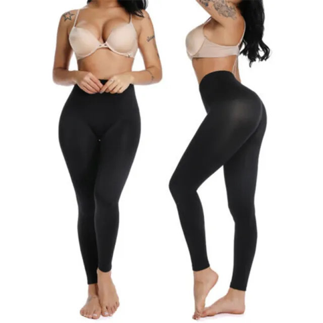 High waist plain leggings Black - Shop at LoveMi