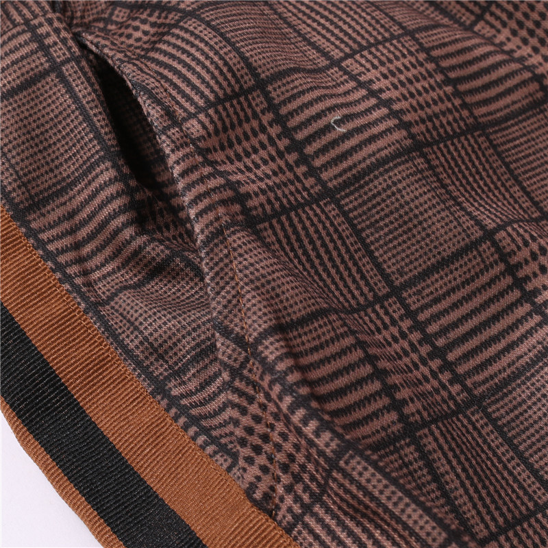 Sports casual plaid suit