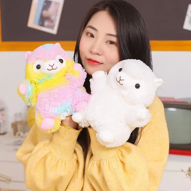 Creative children Handpuppet Gloves plush toys alpacas