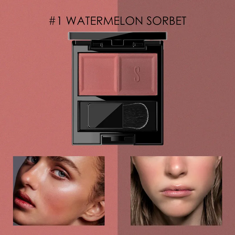 Two-color blush matte finish - 3Color