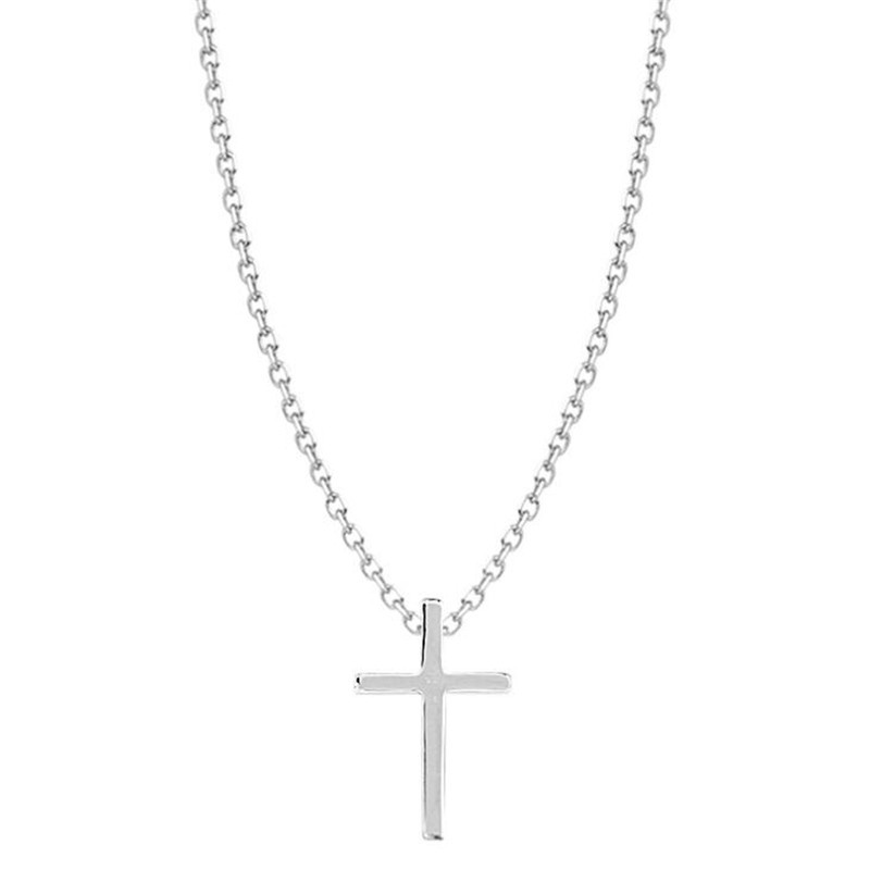 Cross simple gift collar chain