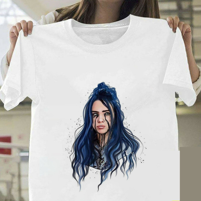 Billie Eilish printed short sleeve