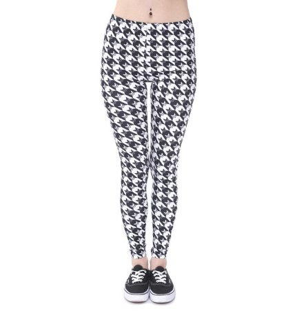 Printed thin pencil feet pants stretch big ladies yoga pants leggings A2 One Size - Shop at LoveMi