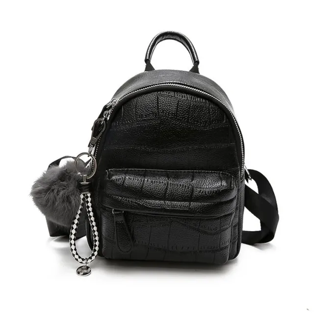 Personalized Mini versatile stone pattern Backpack Black - Shop at LoveMi