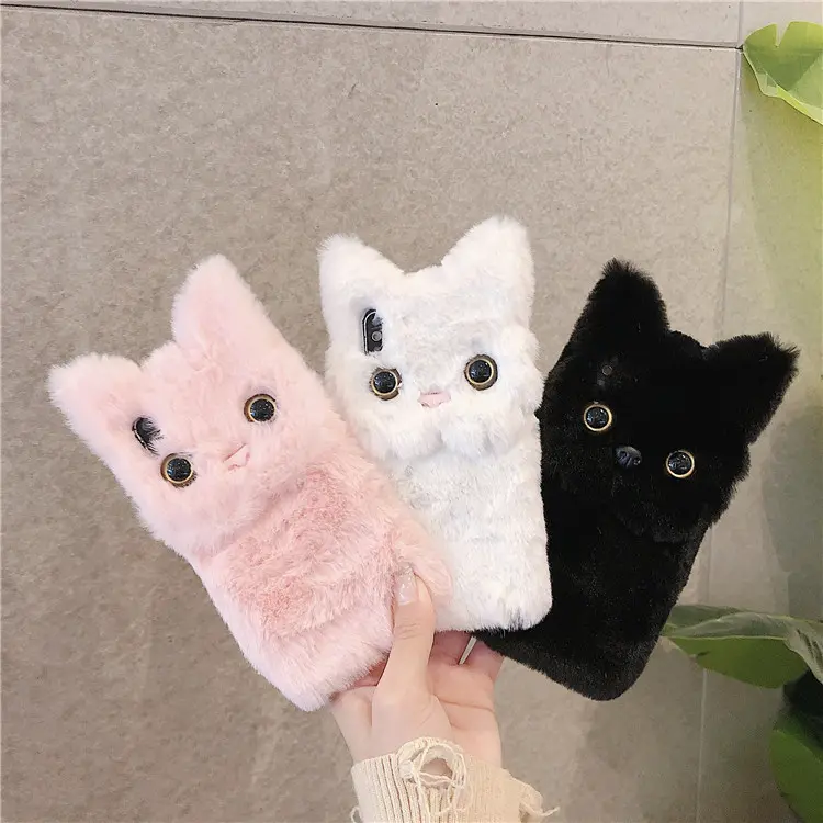 Phone Case Plush Cat